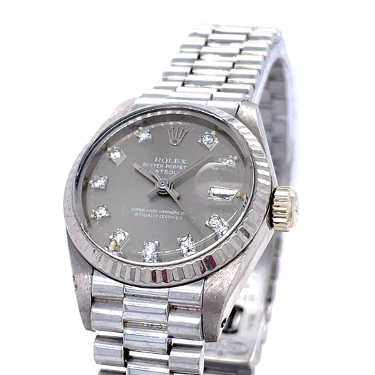 Rolex Datejust 26 Weissgold Brillanten