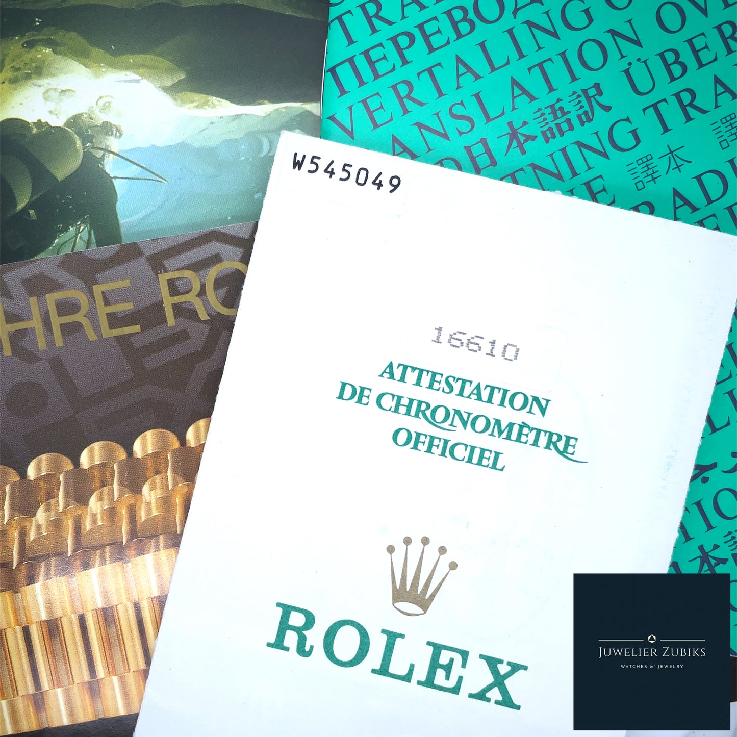 Rolex Submariner 16610 LC100 Fullset