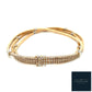 Tennisarmband Brillanten Gelbgold 750
