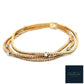 Tennisarmband Brillanten Gelbgold 750