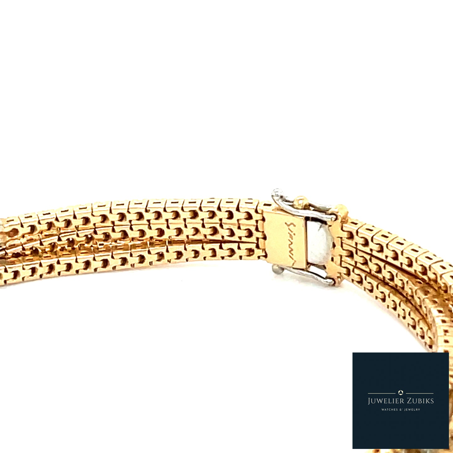 Tennisarmband Brillanten Gelbgold 750