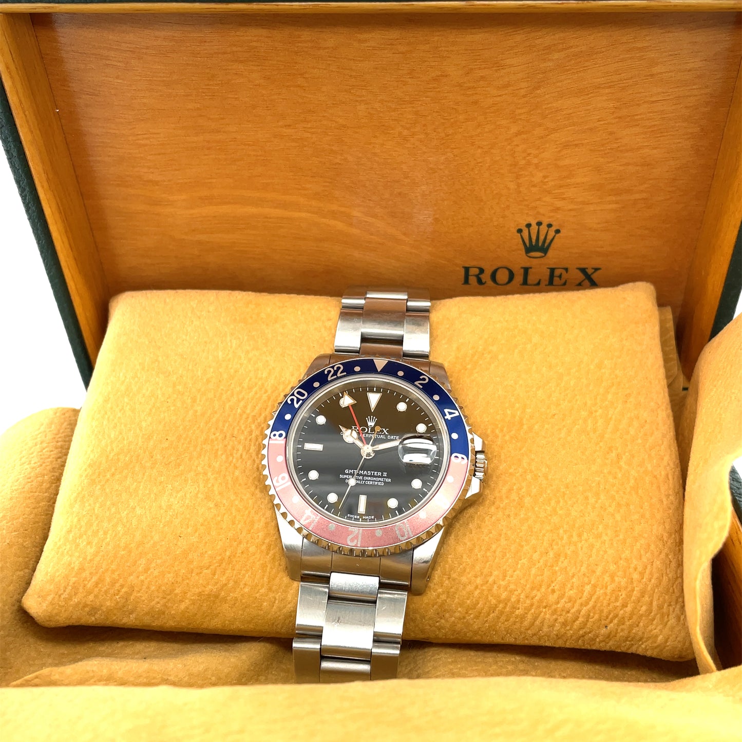 Rolex GMT Master II Pepsi LC 100 Fullset