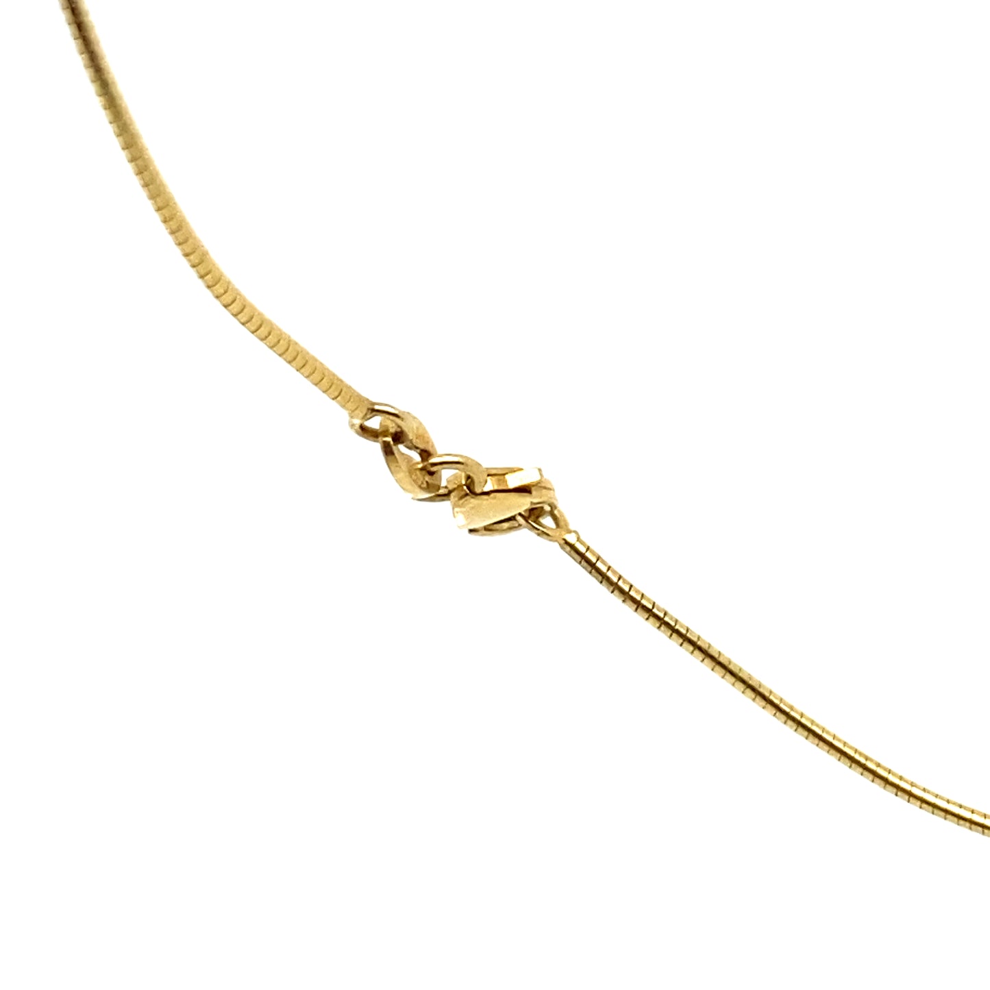 Gelbgold Kette mit Brillant und Opal