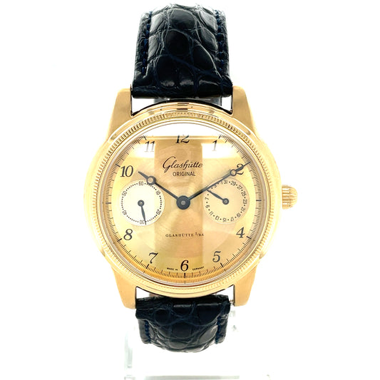 Glashütte Original Zeigerdatum 18K Rosegold