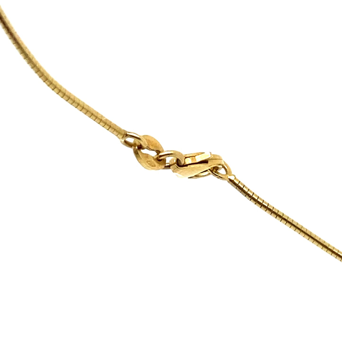 Gelbgold Kette mit Brillant und Opal