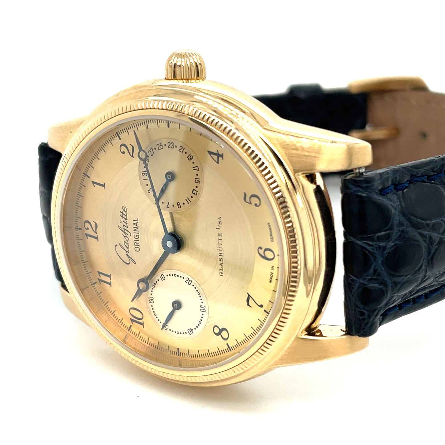 Glashütte Original Zeigerdatum 18K Rosegold