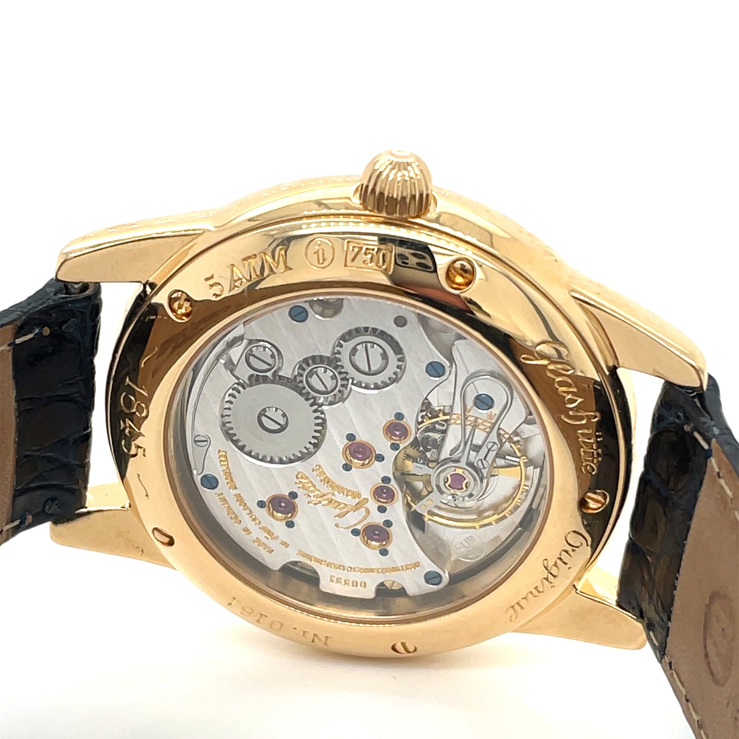 Glashütte Original Zeigerdatum 18K Rosegold